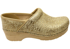 Dansko Womens Professional Leather Lacy Comfortable Clogs Shoes