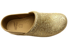 Dansko Womens Professional Leather Lacy Comfortable Clogs Shoes