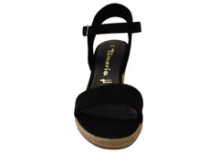Tamaris Avielow Womens Comfortable Wedge Espadrille Sandals