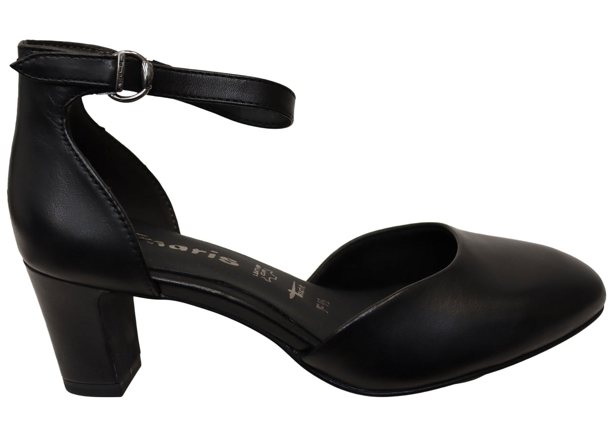Tamaris Anabeller Womens Comfortable Leather Mid Heels