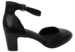 Tamaris Anabeller Womens Comfortable Leather Mid Heels