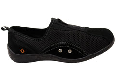 CC Resorts Sorrell Womens Comfortable Casual Flats With Zip Entry