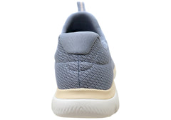 Skechers Womens Summits Summer Blush Slip On Shoes Light Blue