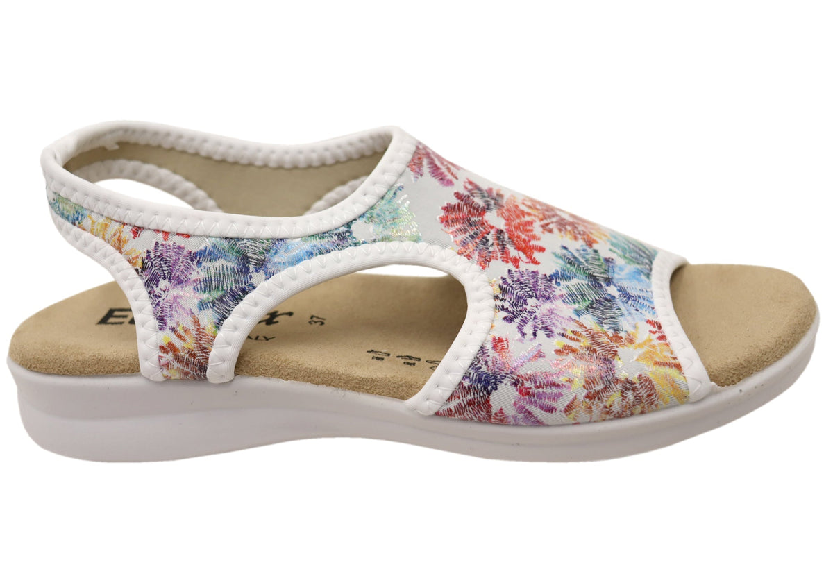 Euroflex Tuscany Womens Comfortable Sandals Made In Italy