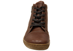 Cabello Comfort 7232-420 Womens Comfort Leather European Ankle Boots
