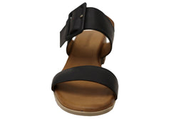 Orizonte Koda Womens Comfortable European Leather Low Heel Sandals
