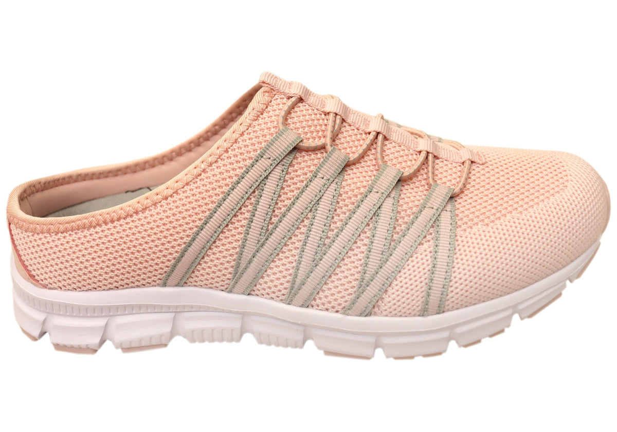 Scholl Orthaheel Utopia Knit Womens Comfortable Open Back Casual Shoes
