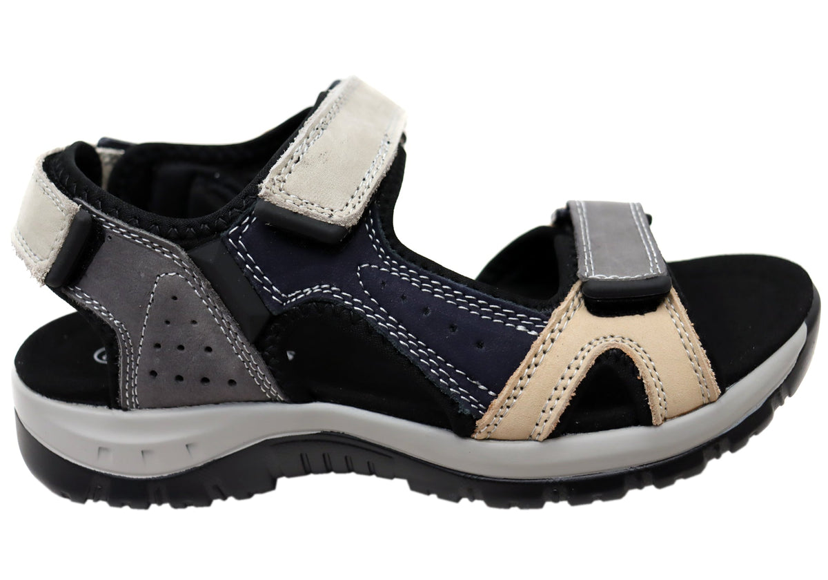CC Resorts Ekam Womens Leather Adjustable Comfortable Sandals