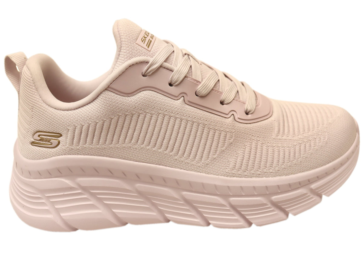 Skechers Womens BOBS Sport B Flex Hi Flying Hi Lace Up Shoes