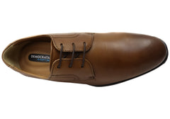 Democrata Roger Mens Comfortable Leather Dress Shoes Made In Brazil