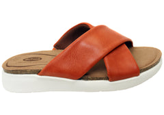 Scholl Orthaheel Tessa Womens Comfortable Slides Sandals