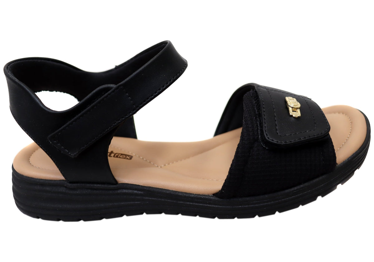 Comfortflex Etta Womens Adjustable Sandals With Cushioned Footbed