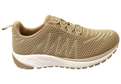 Propet Womens Tour Knit Comfortable Wide Width Lace Up Shoes