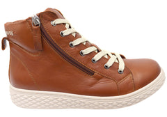 Cabello Comfort Una Womens Comfortable Leather European Ankle Boots
