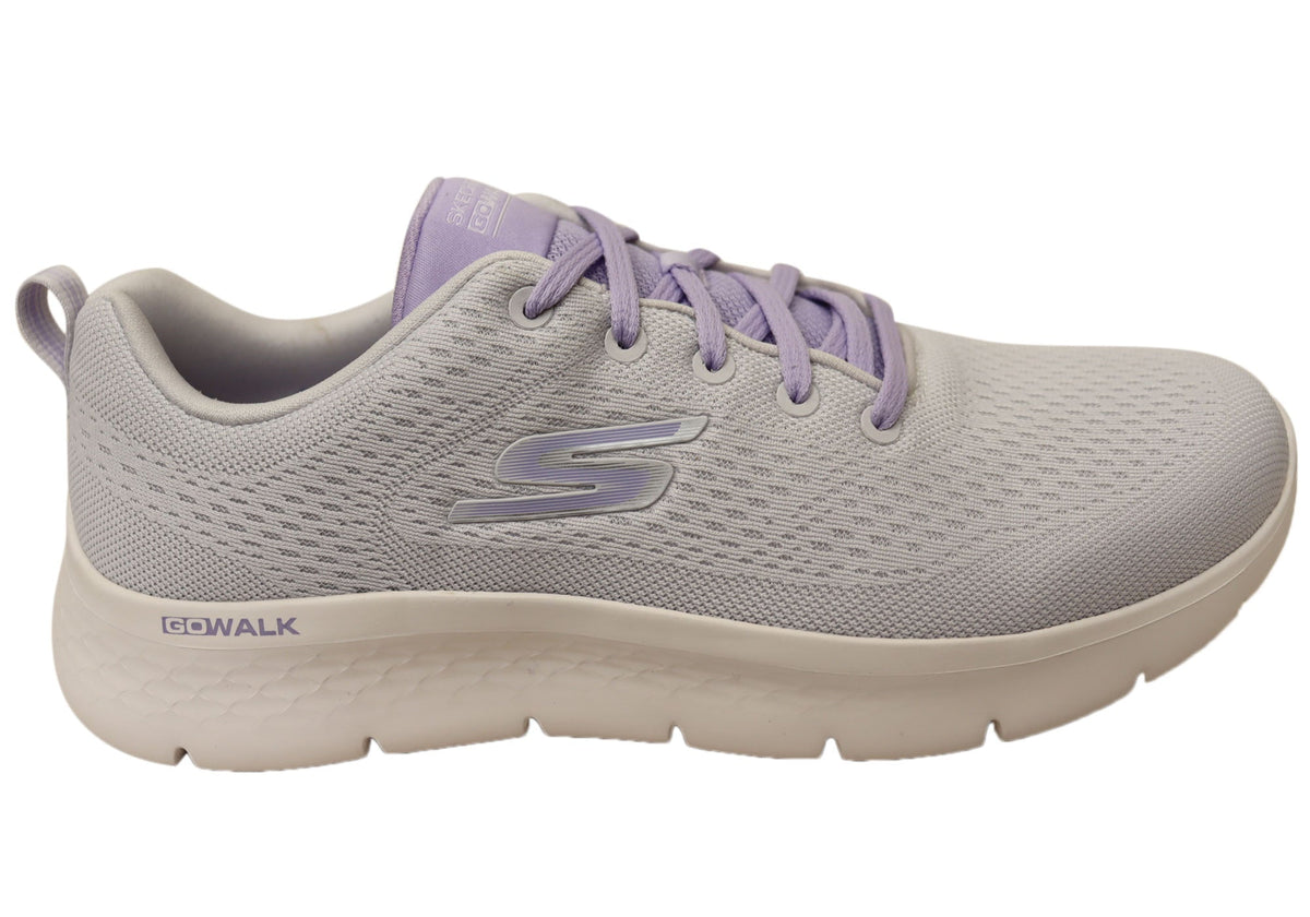 Skechers Womens GO Walk Flex Kali Comfortable Shoes Grey Lavender