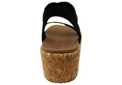 Skechers Womens Arch Fit Beverlee Love Stays Comfortable Wedge Sandals