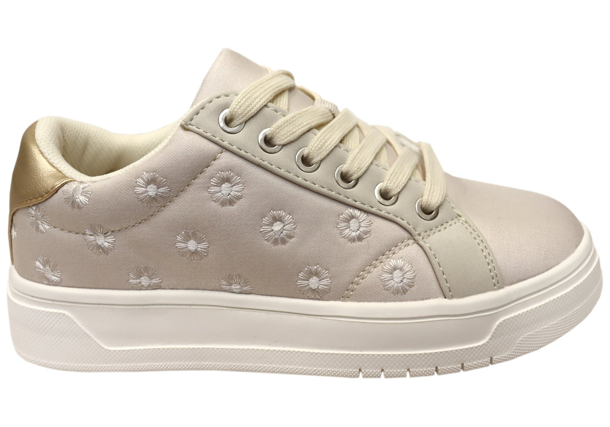 Scholl Orthaheel Womens Paisley Comfortable Supportive Sneakers