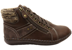 Scholl Orthaheel Womens Wanda Comfortable Ankle Boots