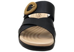 Softli Lina Womens Brazilian Slides Sandals With Comfortable Footbed
