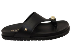 Softli Violet Womens Brazilian Thongs Sandals Flexible Comfort Footbed