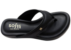 Softli Vaniya Womens Brazilian Comfort Footbed Platform Thongs Sandals