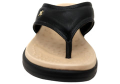 Softli Teagan Womens Brazilian Thongs Sandals With Comfortable Footbed