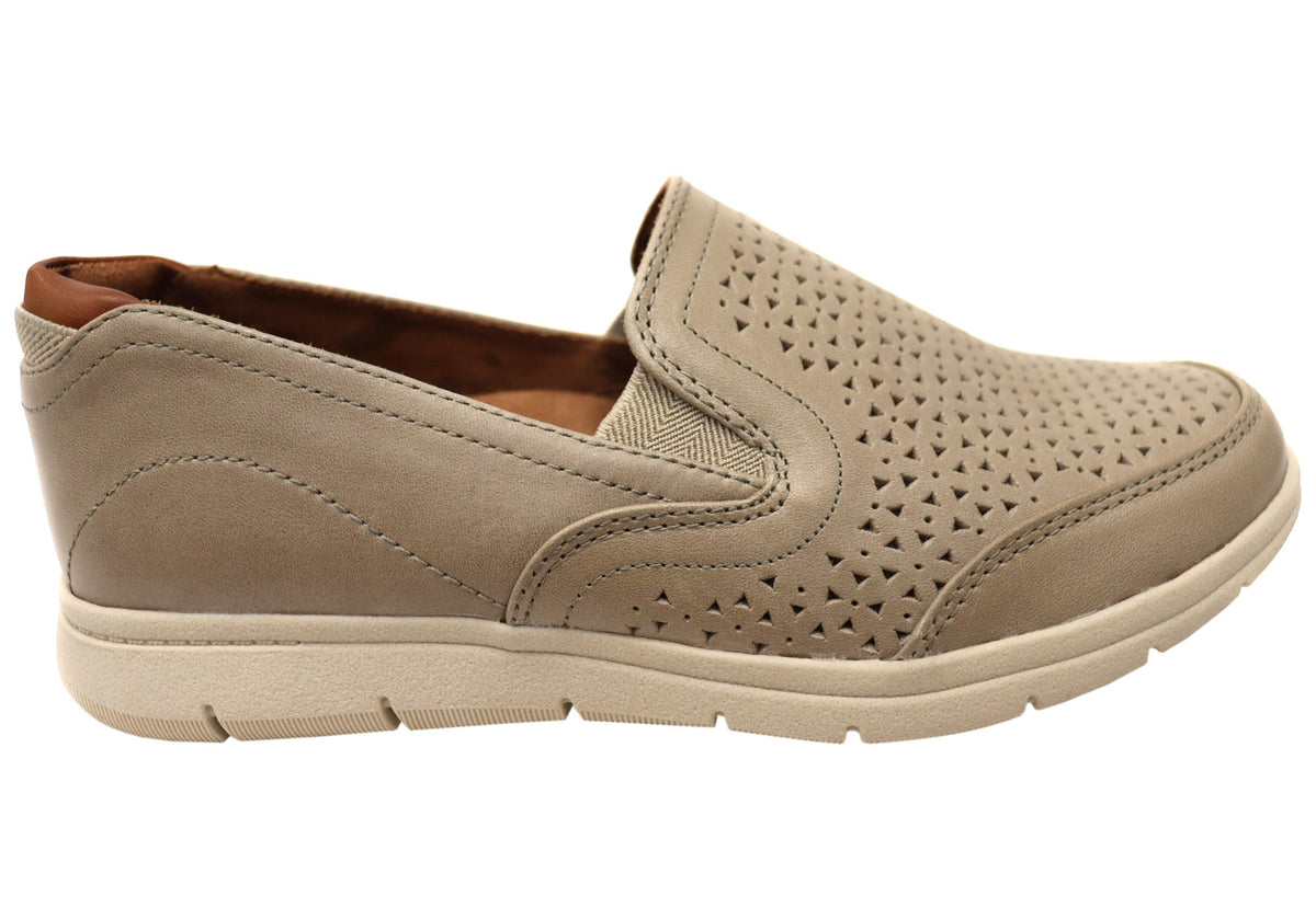Cobb Hill Lidia Slip On Comfortable Leather Shoes