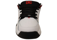 DC Shoes Mens Comfortable Leather Versatile Shoes White