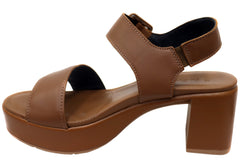 Naot Glamour Womens Comfortable Leather Mid Heel Platform Sandals