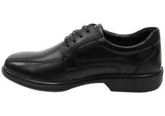 Explorer Mens Copper Leather Comfortable Lace Up Dress Shoes