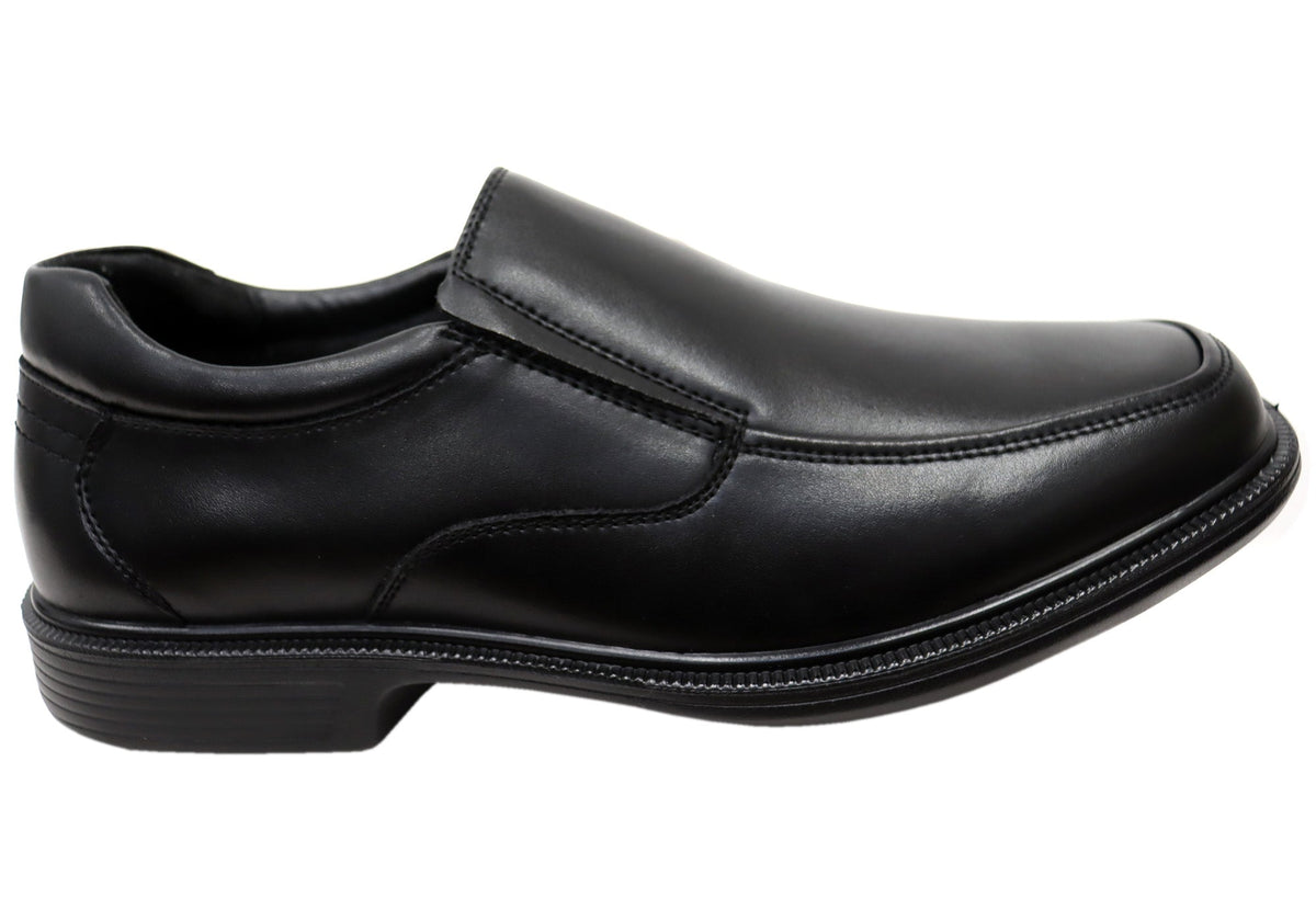 Explorer Mens Roko Leather Comfortable Slip On Dress Shoes