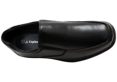 Explorer Mens Roko Leather Comfortable Slip On Dress Shoes