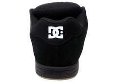 DC Shoes Mens Gaveler SE Comfortable Leather Shoes Black White Gum