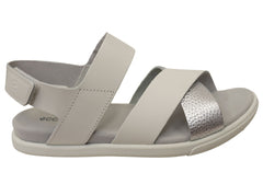 ECCO Womens Samara Sandal 4 Straps Comfortable Leather Sandals