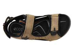 ECCO Mens Comfortable Leather Offroad Sandals