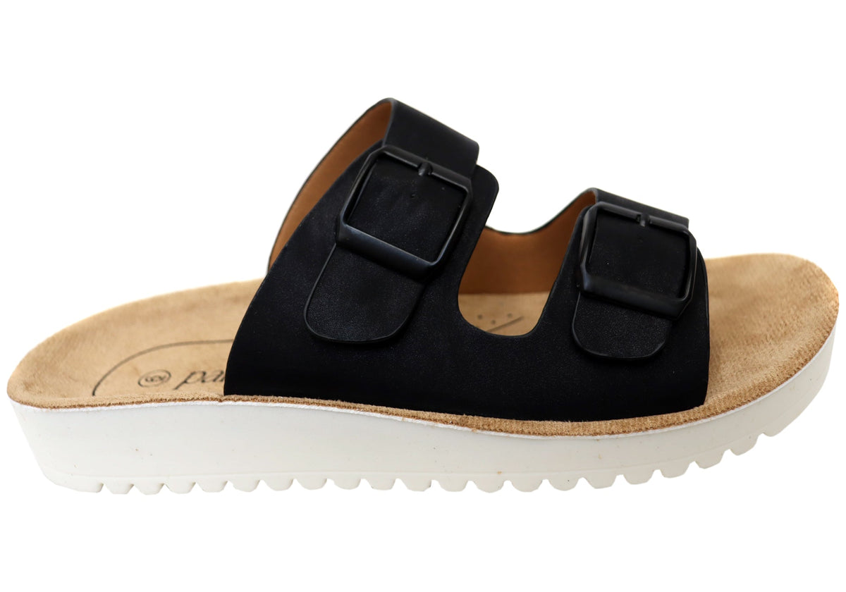 Panache Trinn Womens Comfortable Slides Sandals