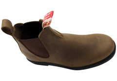 Rossi Boots Unisex Comfortable Leather 607 Booma Boots Brown