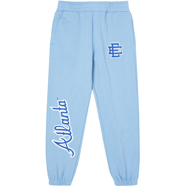 Eric Emanuel EE Atlanta Braves NE Sweats Light Blue