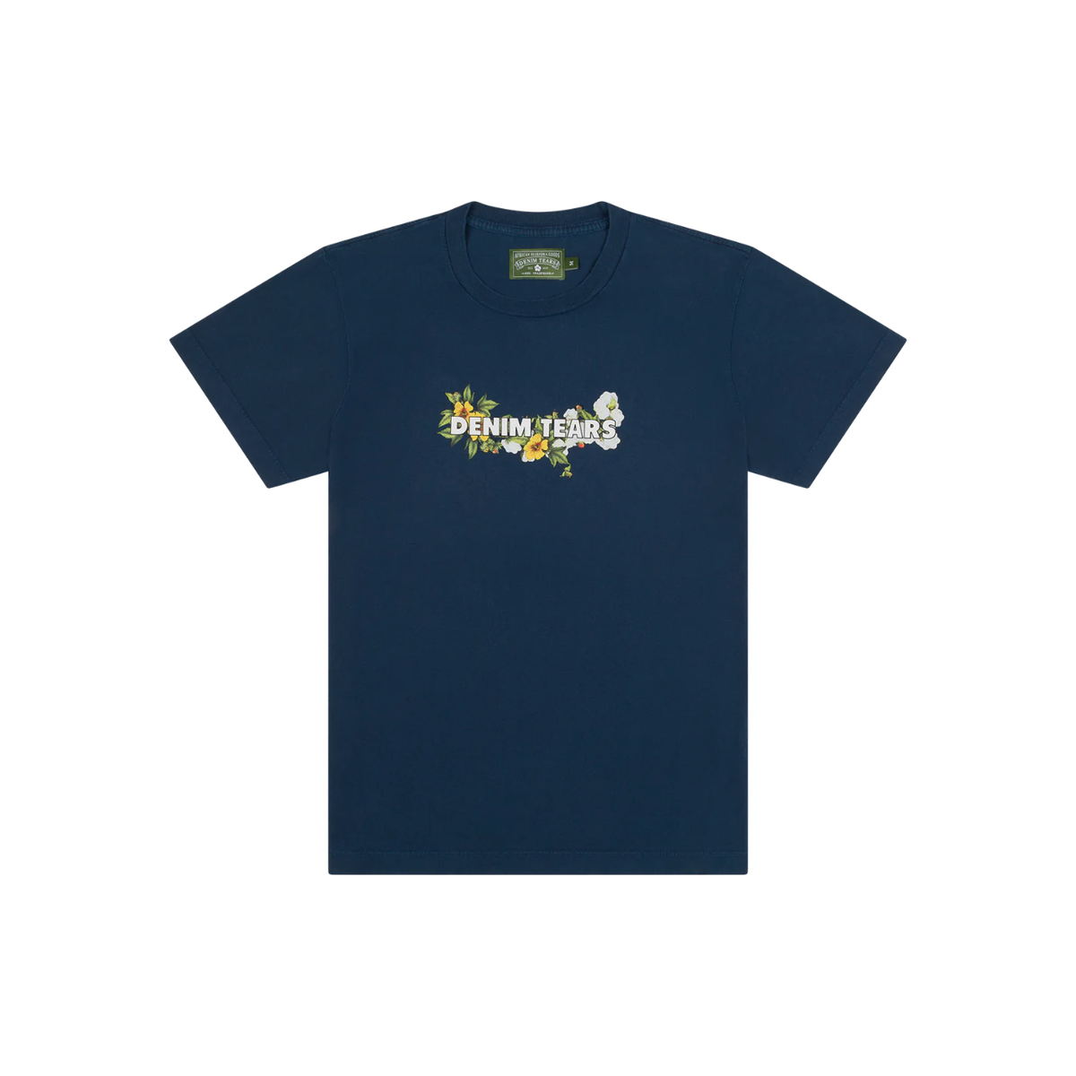 Denim Tears Logo Tee Navy