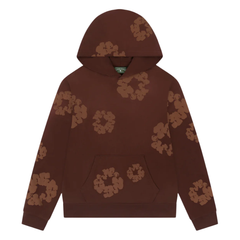 Denim Tears The Cotton Wreath Mono Hoodie Brown