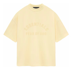 Fear of God Essentials Jersey Crewneck Tee Garden Yellow