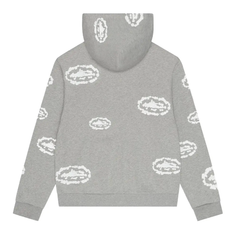Corteiz x Denim Tears Zip Up Hoodie Grey