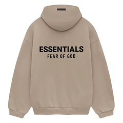 Fear of God Essentials Fleece Hoodie (FW24) Desert Sand