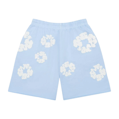 Denim Tears The Cotton Wreath Sweatshorts Powder Blue