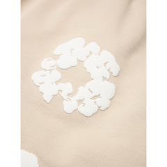 DENIM TEARS COTTON WREATH SWEATSHORTS CREAM