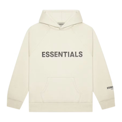 Fear of God Essentials Pullover Hoodie Applique Logo Buttercream