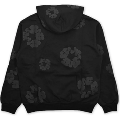 Denim Tears Cotton Wreath Hoodie Black Monochrome