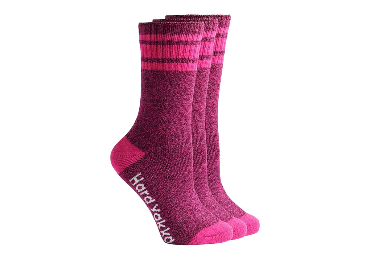 6 Pairs of Hard Yakka Womens Bambo Work Socks