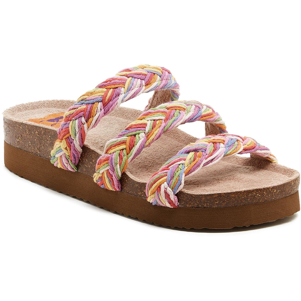 Rocket Dog Ashley String Braid Cotton Women's Rainbow Sandals