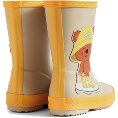 Hunter Kids First Bear Print Boot Rubber Kid's Bear Print Wellington Boots
